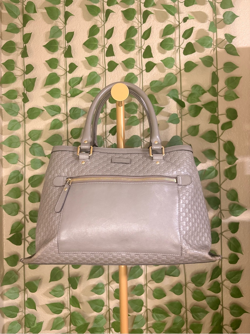 Gucci Microguccissima Leather Handbag
